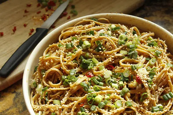 Sesame Noodles, Asian, Food, Vegan, Vegetable, Bowl