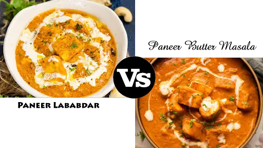 difference between paneer lababdar and paneer butter masala