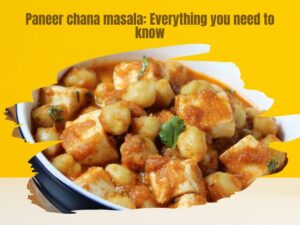 Paneer chana masala