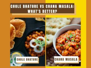 Chole bhature vs chana masala